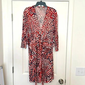 Banana Republic Issa London Wrap Dress Size Large